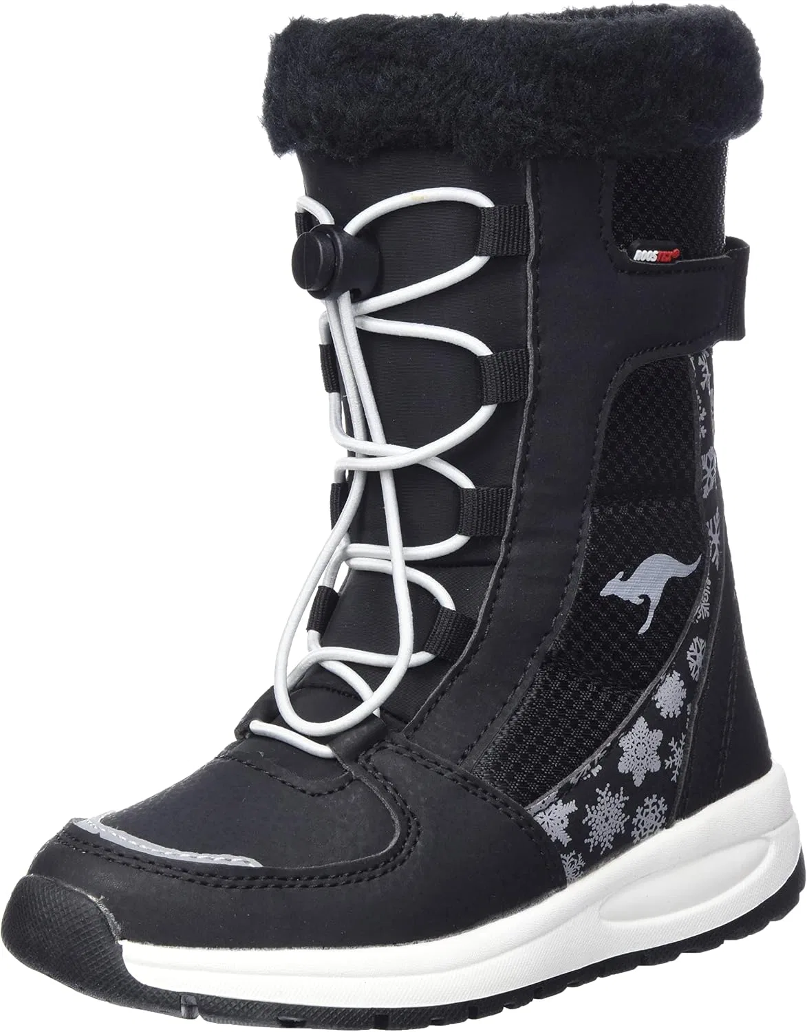 Детские зимние ботинки K-pe Gastin RTX KangaROOS, Jet Black Vapor Grey