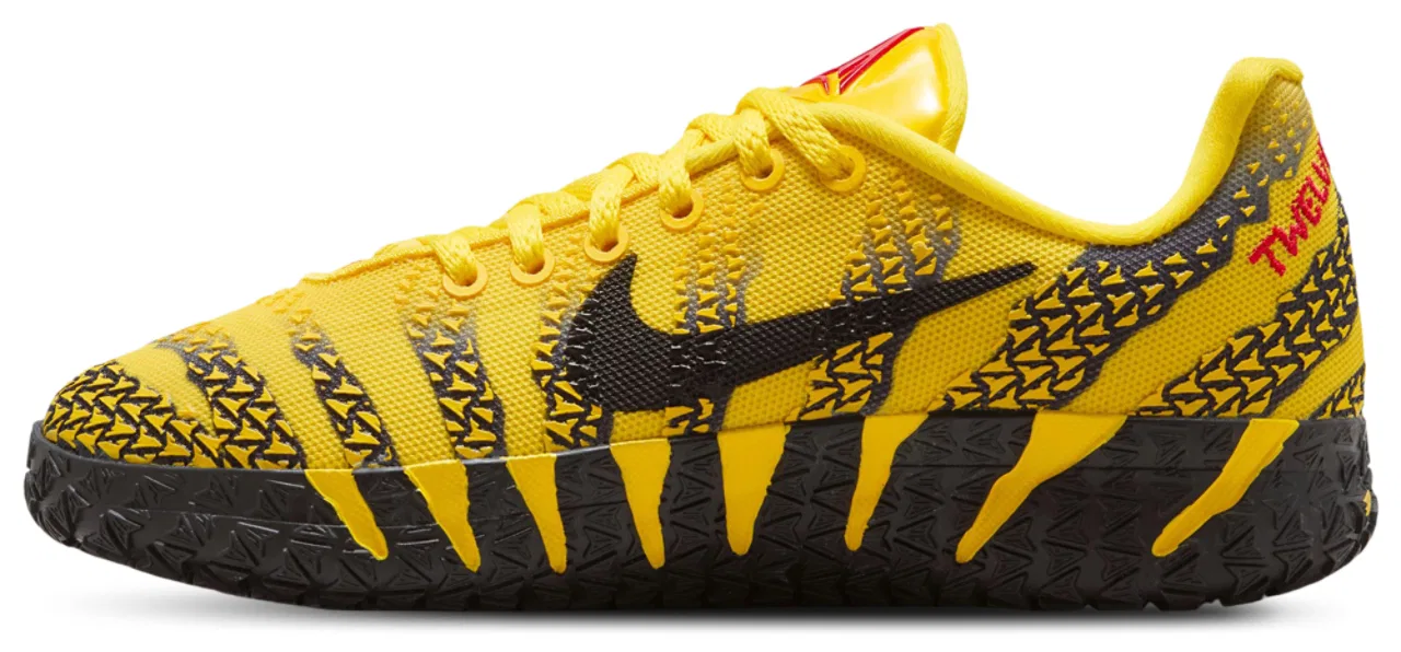 Кроссовки для мальчиков Ja 3 Nike, цвет Tour Yellow/University Red/Black — фото 2