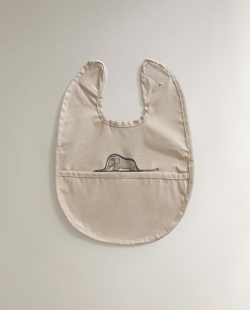 

Детский нагрудник Zara Home Le Petit Prince, персиковый