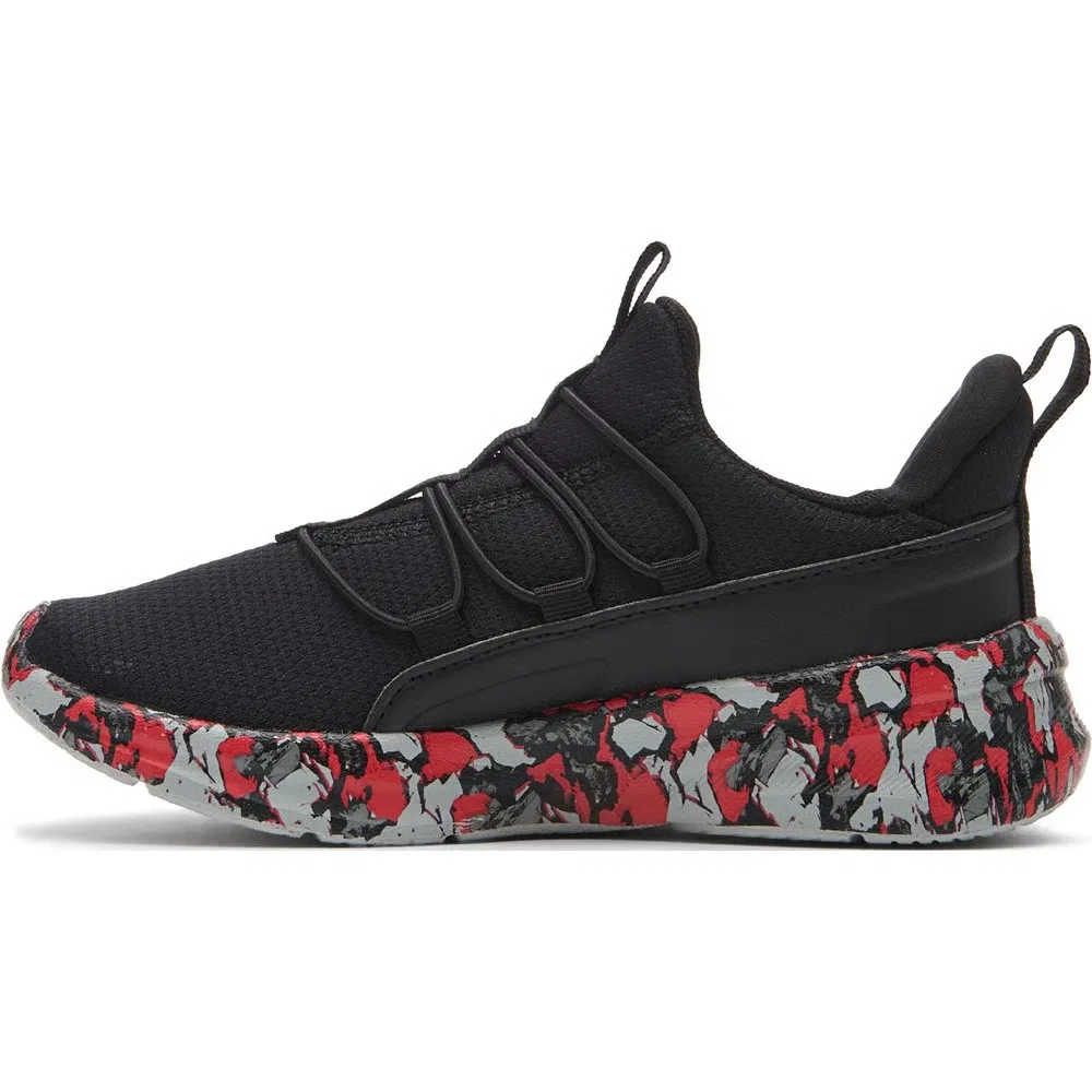 Детские кроссовки one4all 2.0 Puma, Black/Red — фото 3