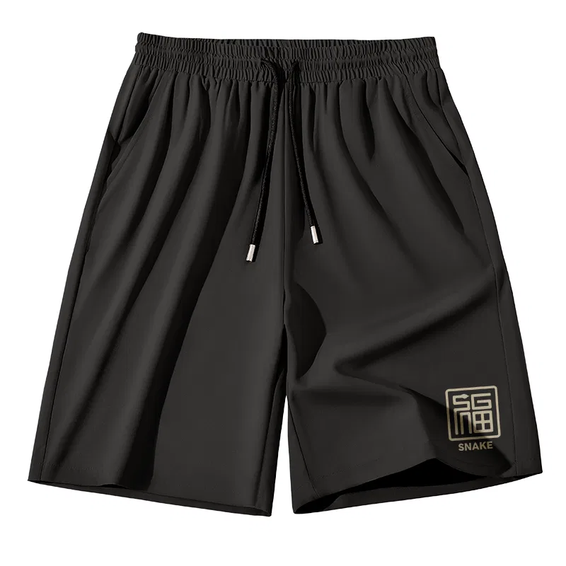 Детские шорты повседневные с быстросохнущей тканью MINISO, Black Sports Quick-Dry