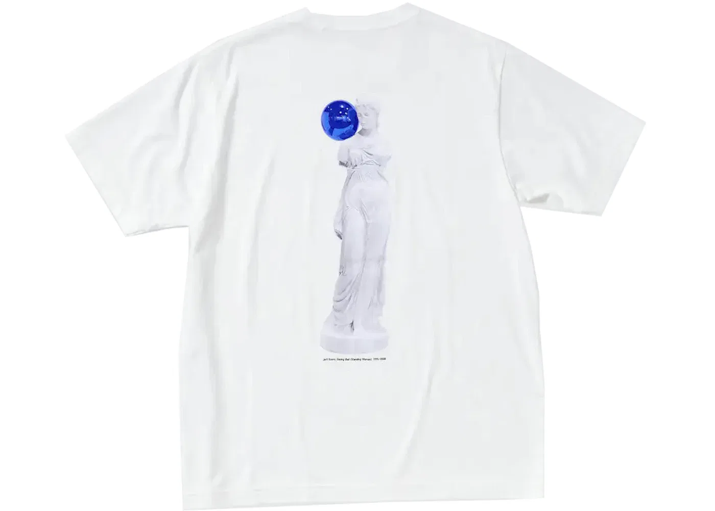 Мужская футболка с принтом Uniqlo x Jeff Koons UT Graphic T-shirt, White/Blue