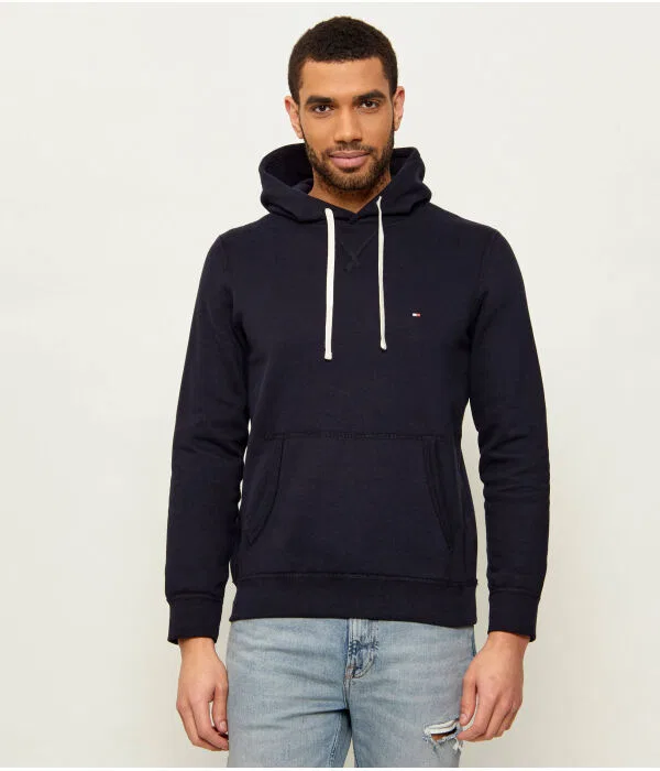 Мужской пуловер с капюшоном Essential Tommy Hilfiger, Blu Marino