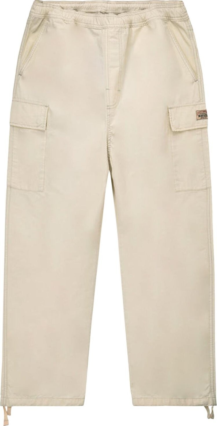 

Брюки Stussy Ripstop Cargo Beach Pant 'Cream', кремовый, Бежевый, Брюки Stussy Ripstop Cargo Beach Pant 'Cream', кремовый