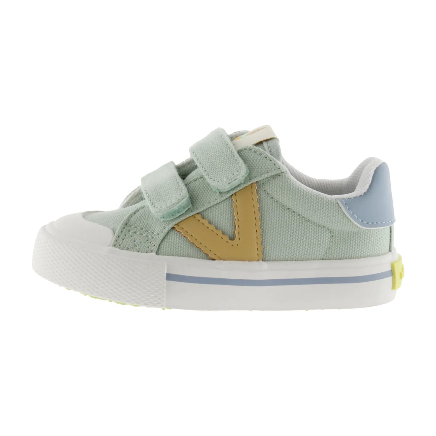 Кроссовки низкие детские на липучках Victoria, зеленый