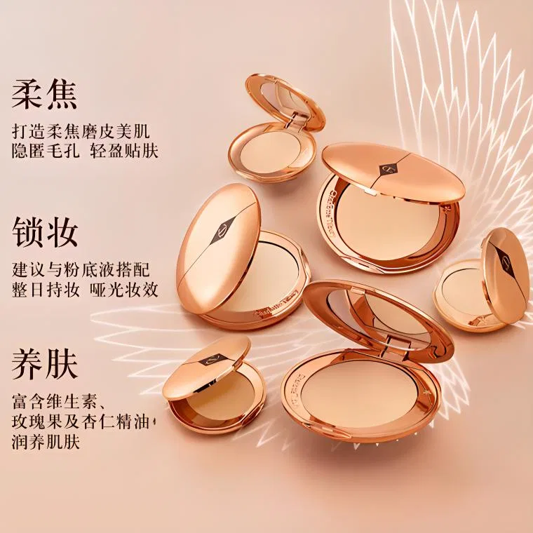 Женский набор косметики с пудрой и палеткой теней Honey Glow White и Pillow Talk, Charlotte Tilbury — фото 4