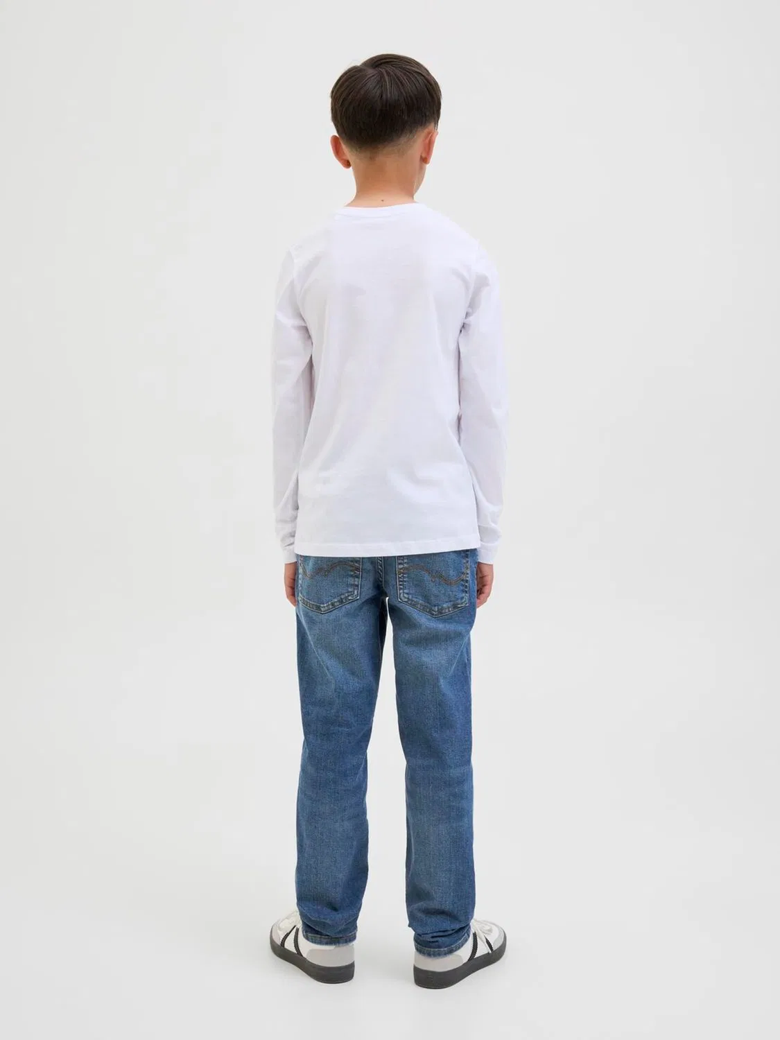 Джинсы узкие Glenn JACK & JONES JUNIOR, синий — фото 3