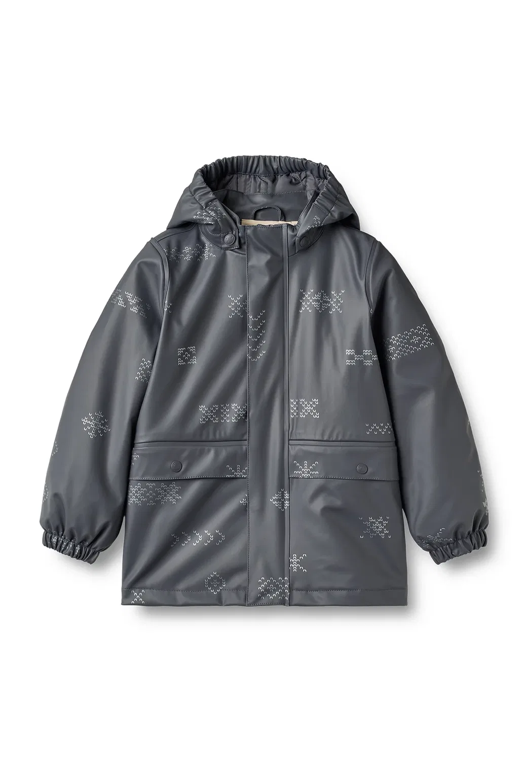 Термодождевик Aju унисекс - куртка для активного отдыха Wheat, Reflective Jacquard