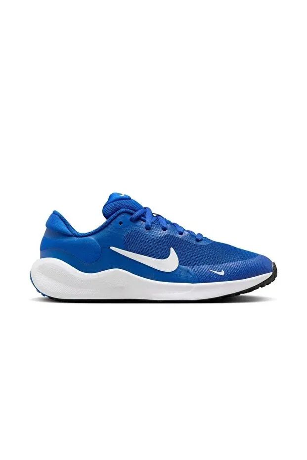 Детские кроссовки для девочек с шнуровкой Revolution 7 Nike, Navy Blue
