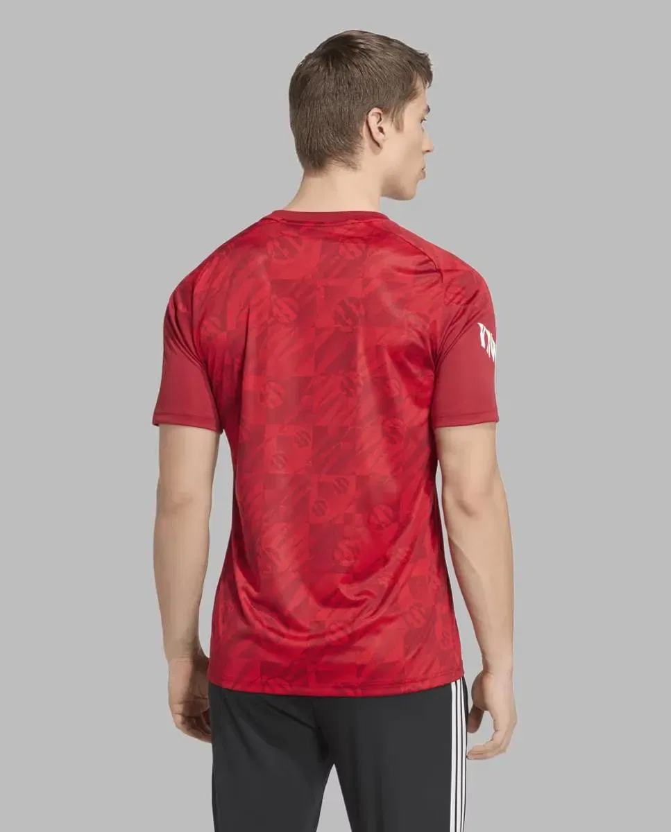 Мужская предматчевая футболка Liverpool FC 2026/2027 Adidas, Красный — фото 2