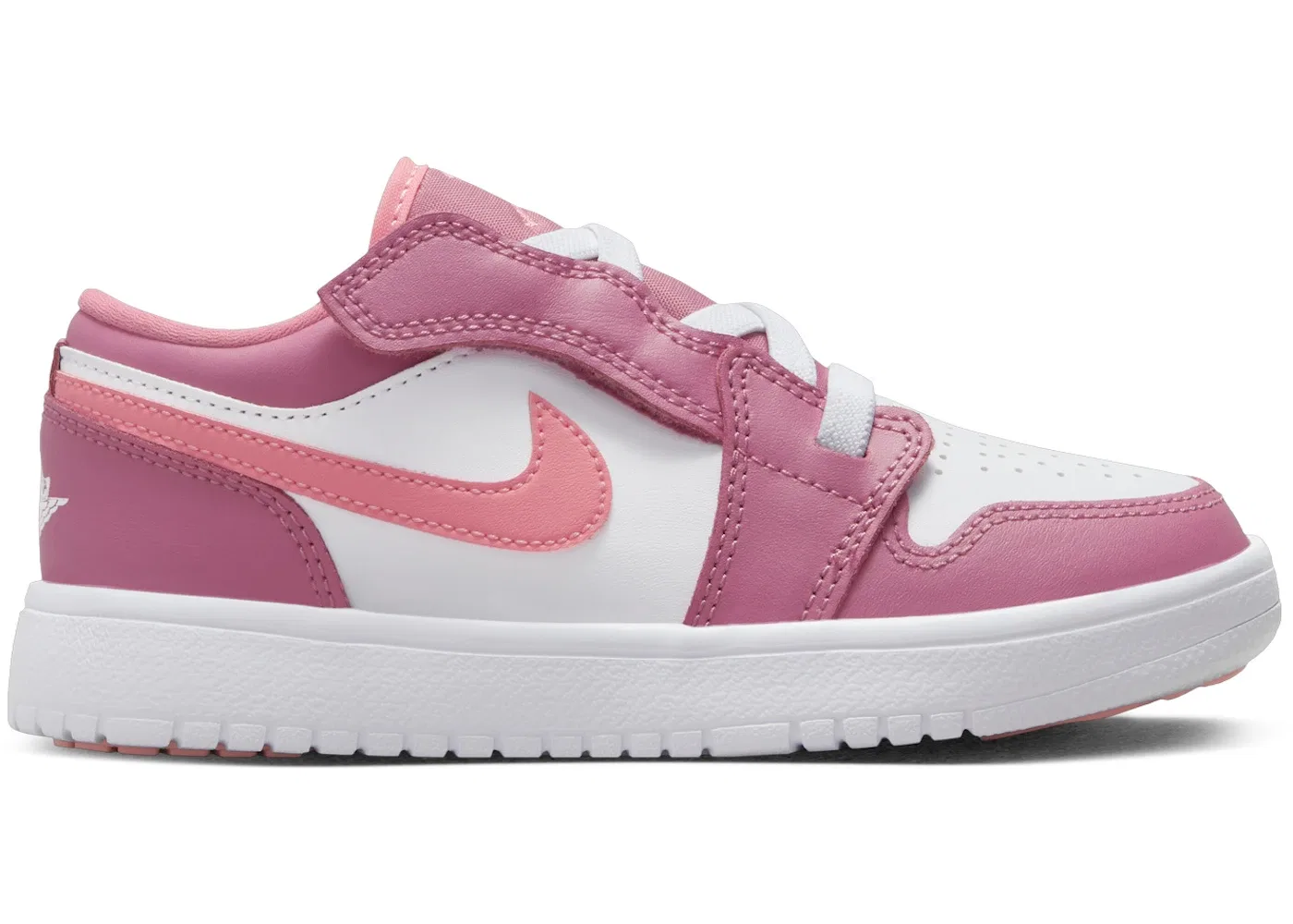Детские кроссовки Lifestyle с принтом Jordan 1 Low ALT Jordan, Desert Berry White Coral Chalk