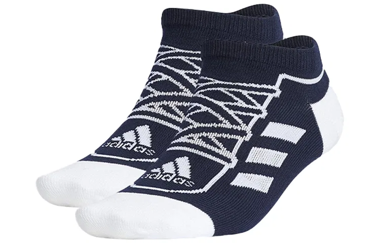 Детские носки с лодыжкой Adidas, 2 пары, Black
