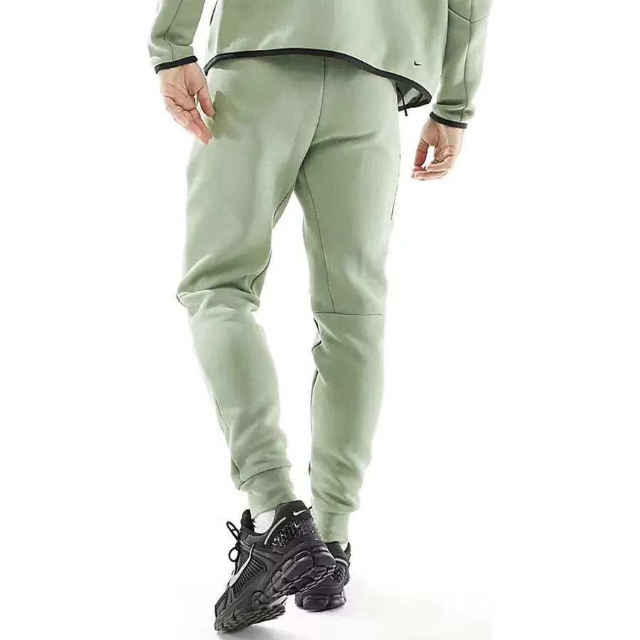 Спортивные брюки с зауженным кроем Tech Fleece Nike, Зеленый — фото 2