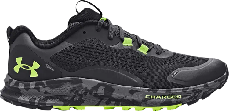 

Кроссовки Under Armour Charged Bandit Trail 2 Jet Grey Lime, серый