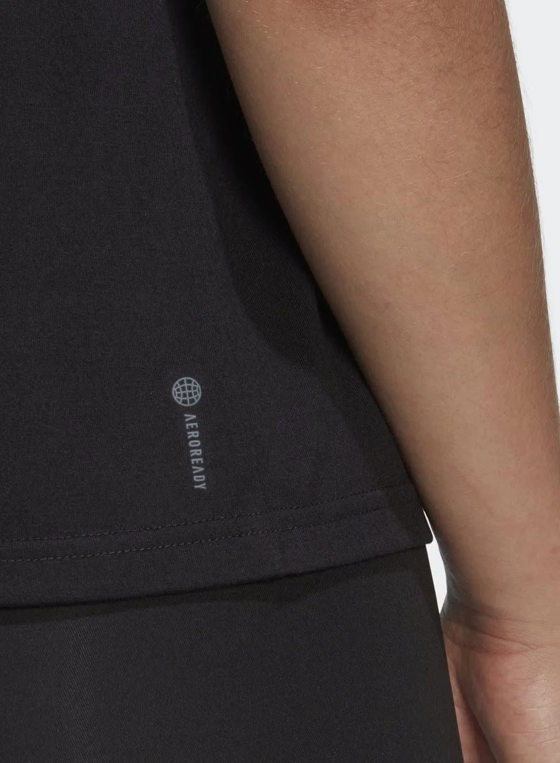 Футболка для тренировок с технологией FreeLift Aeroready workout essentials Adidas, черный — фото 4