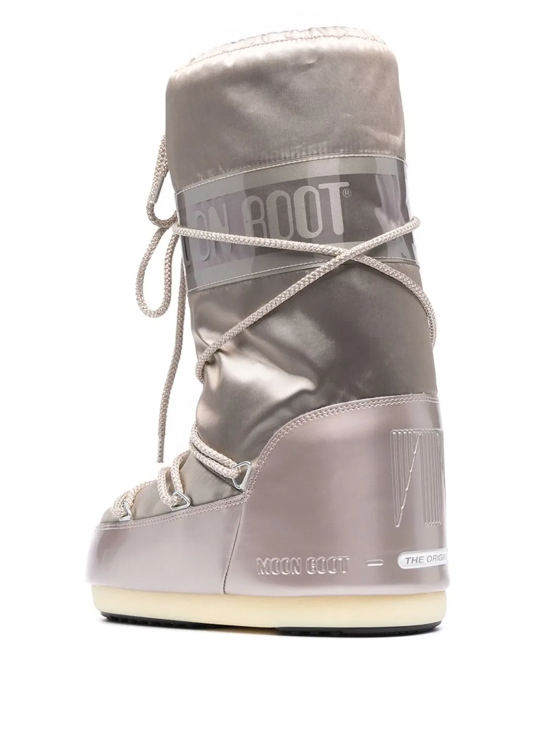 Детские зимние ботинки с шнуровкой Moon Boot, нейтральные — фото 2
