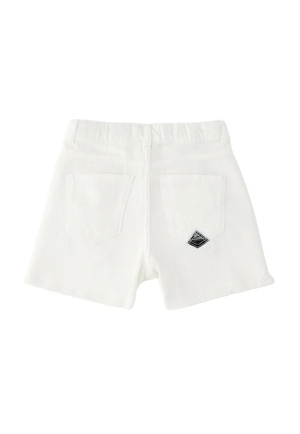 Шорты джинсовые Denim shorts Roy Rogers, optical white, белый — фото 2