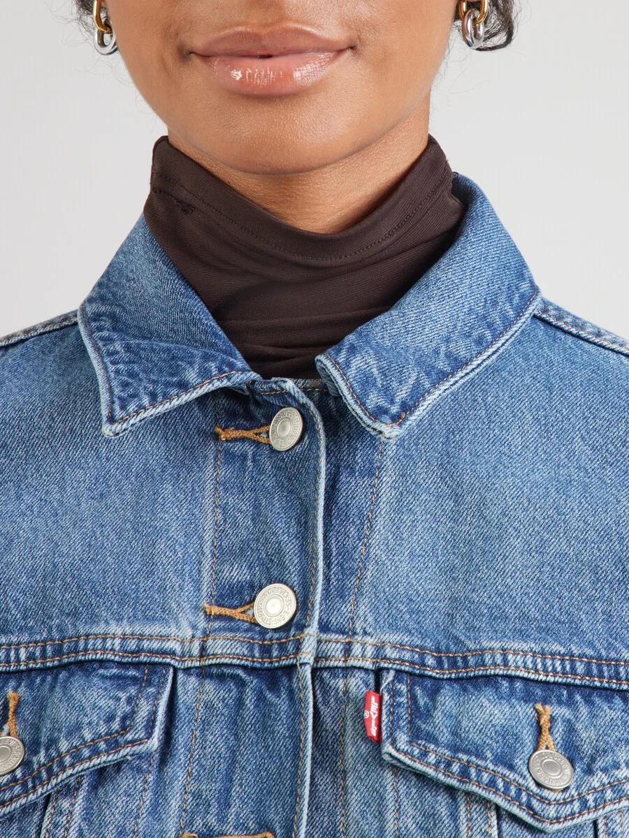 Куртка LEVI'S Between-Season Jacket 'Trucker Jacket' из синего денима — фото 3