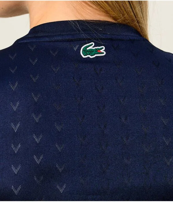 Футболка женская Lacoste Regular Fit, Blu Marino — фото 4