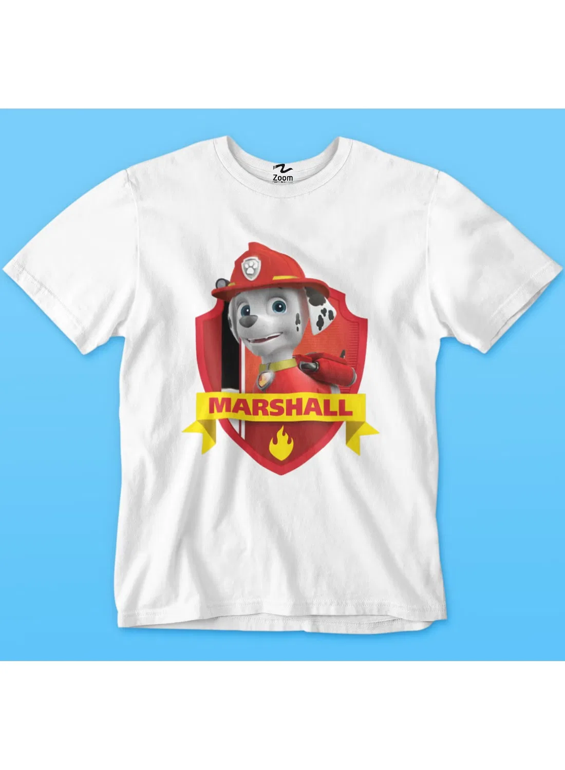 Футболка с принтом Paw Patrol Marshall, Zoom, белый