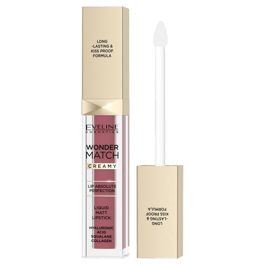 

Eveline Cosmetics Wonder Match матовая жидкая помада 08 Cashmere Rose 6.8 мл