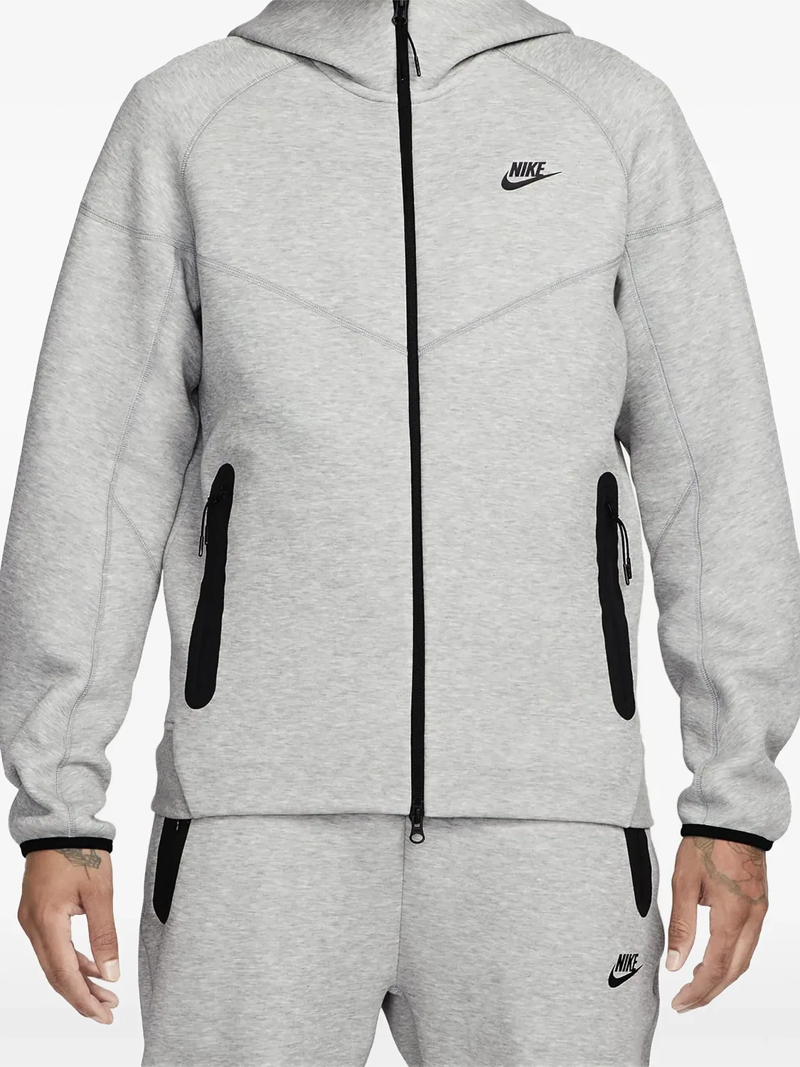 Худи Tech Windrunner Nike, серый
