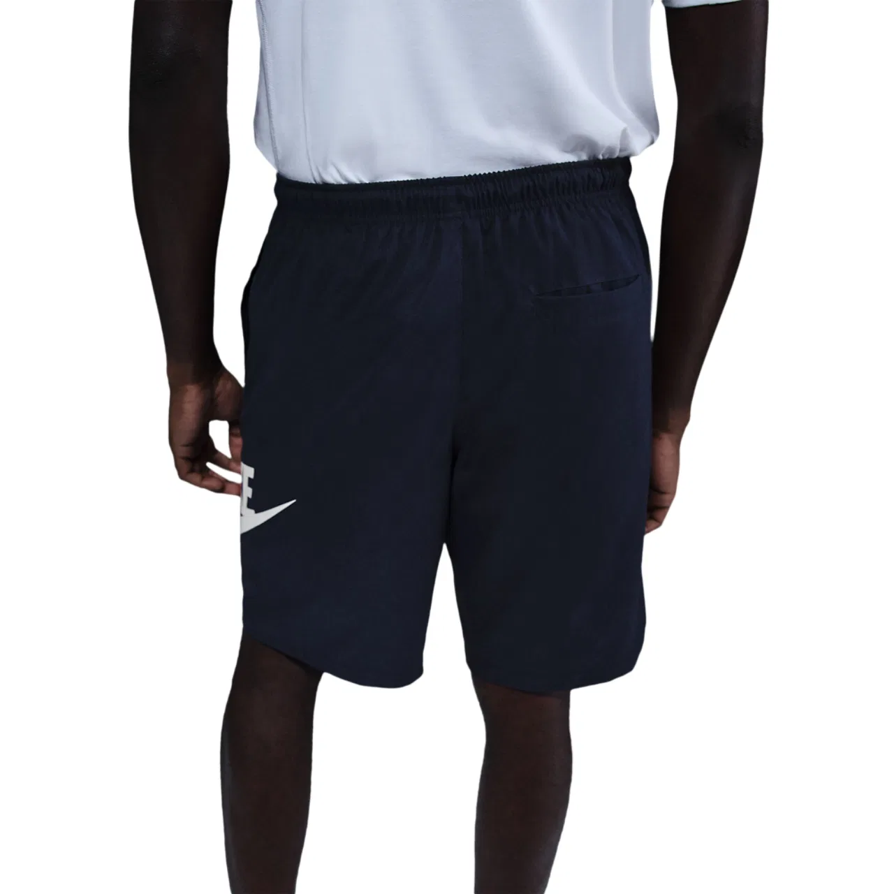 Мужские шорты Club Woven Nike, цвет White/Obsidian — фото 2