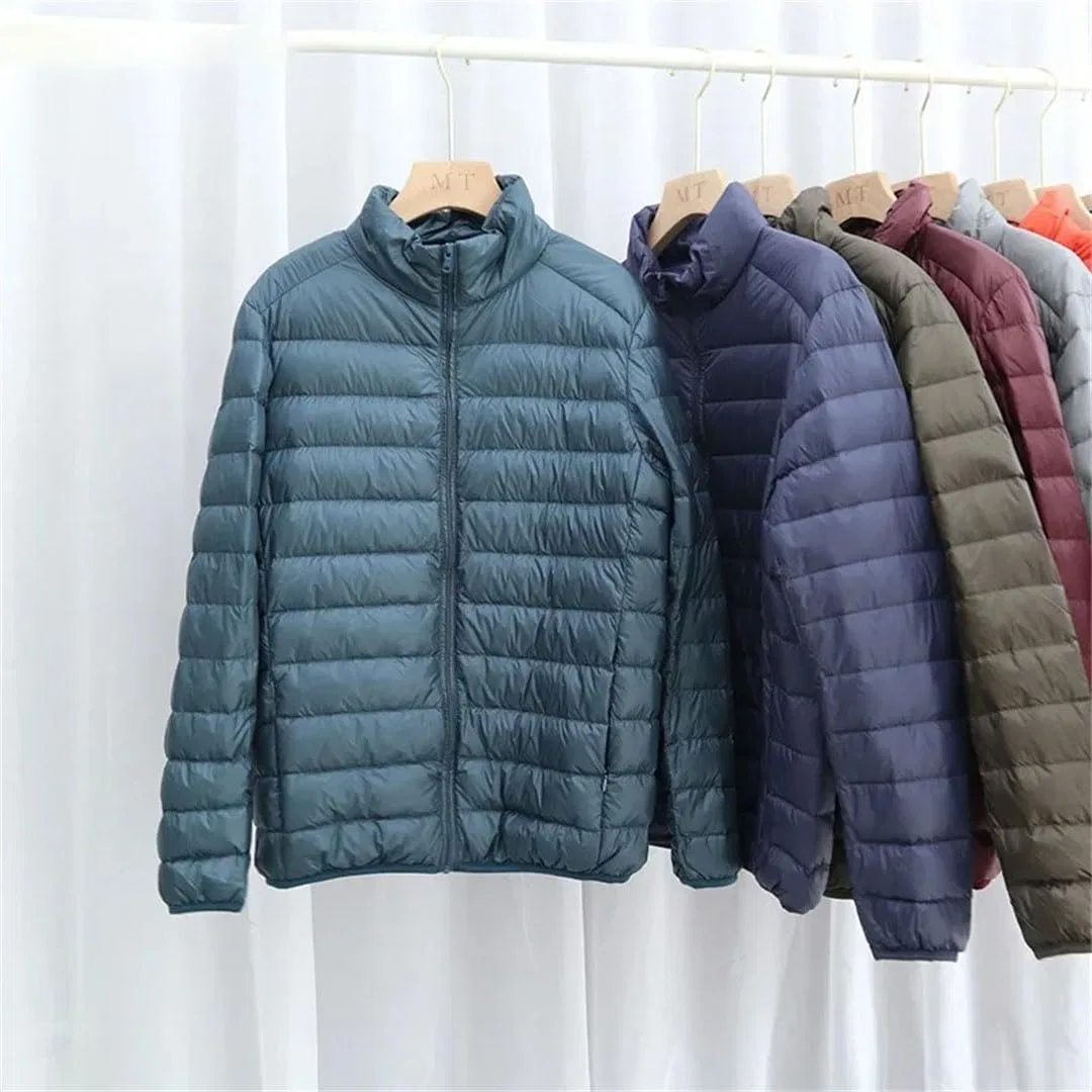 Мужская куртка утепленная с пухом, Ultralight White Duck Down, чёрный — фото 3