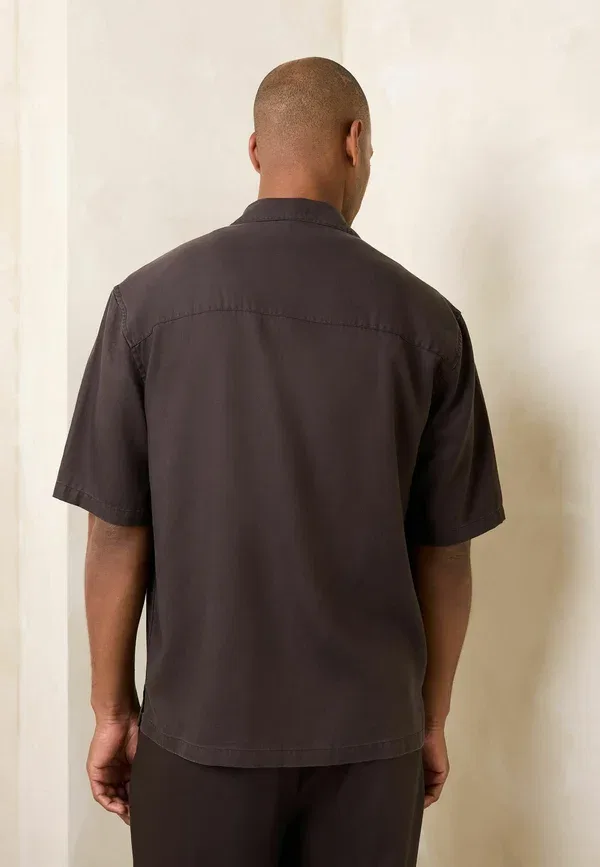 Рубашка свободного кроя Shirt Next, коричневый
