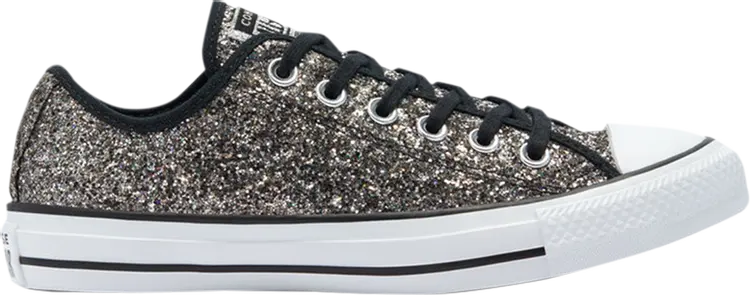 Кроссовки Converse Wmns Chuck Taylor All Star Low Glitter Shine - Black, черный