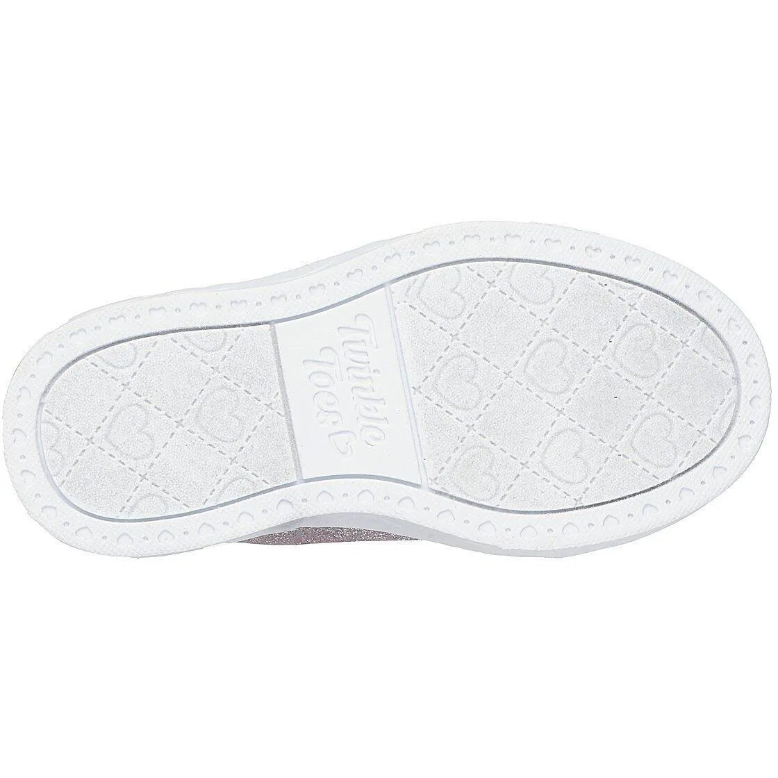 Детские кроссовки с принтом Heart Steps - Heart Glow Skechers, Violett — фото 4