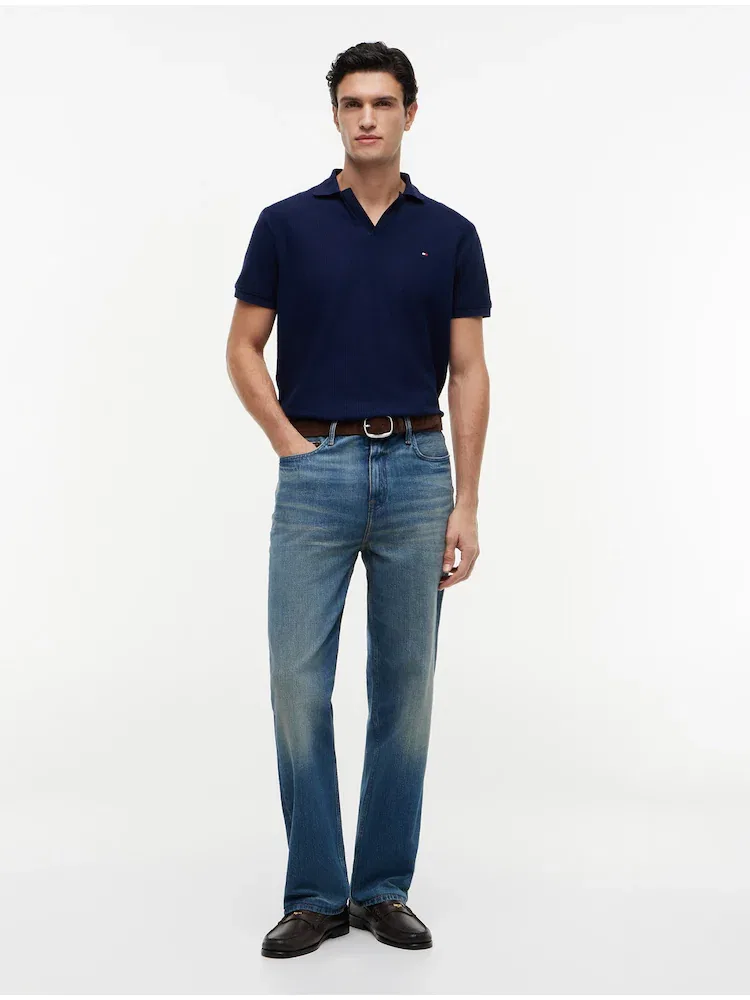 Полочная рубашка Regular Fit, текстурированная TOMMY HILFIGER, Navy — фото 2
