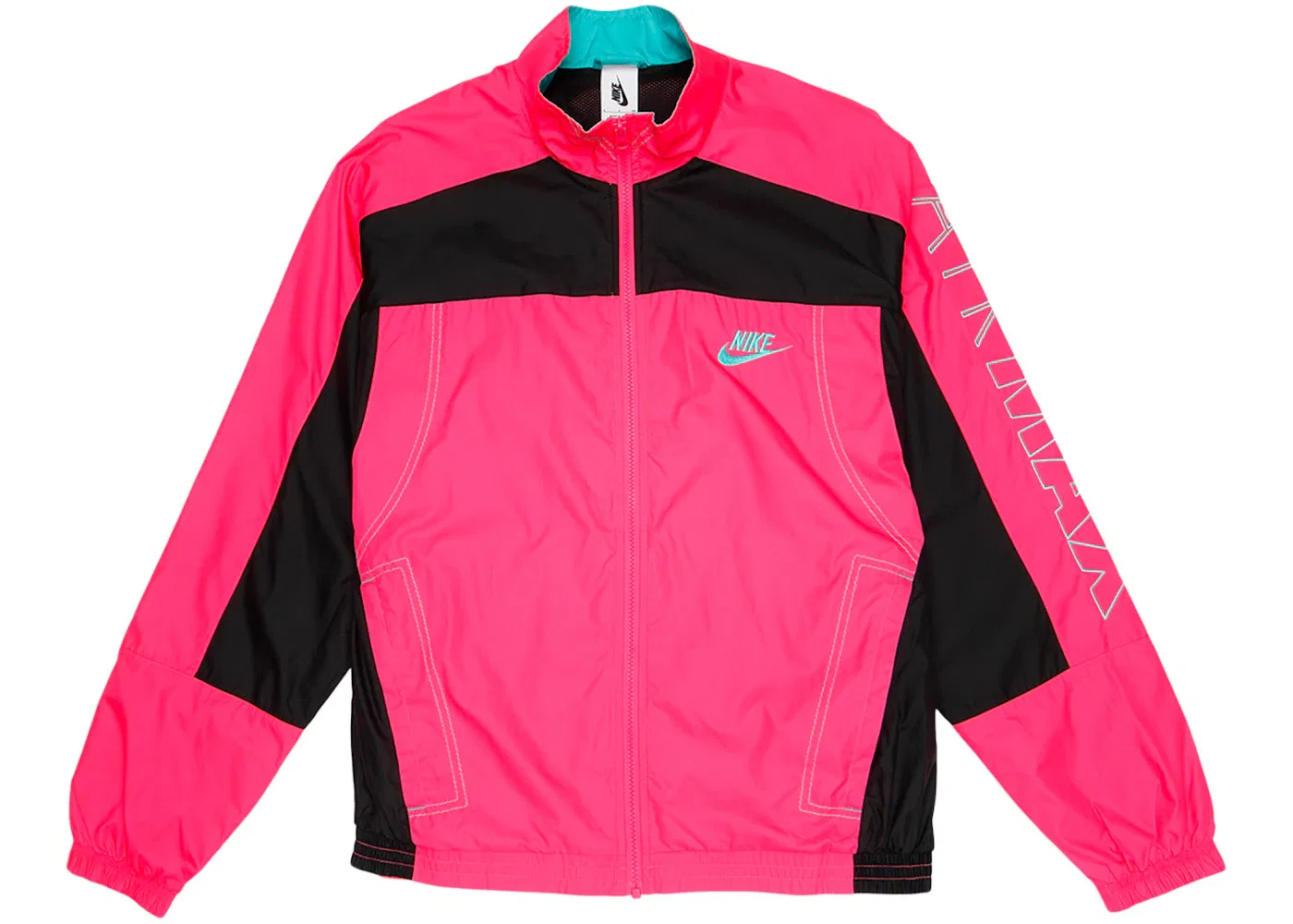 Мужская куртка с пэчворком Nike Track Jacket, Pink Black Hyper Jade
