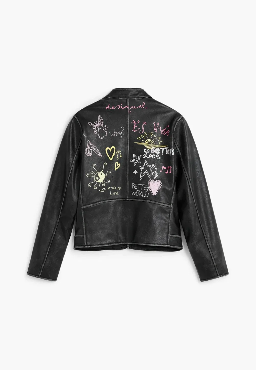Куртка из искусственной кожи Desigual, Black — фото 4
