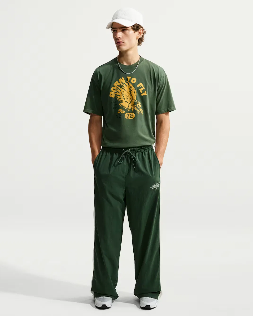 Мужская футболка Nike Sportswear Max90, Fir/University Gold — фото 4