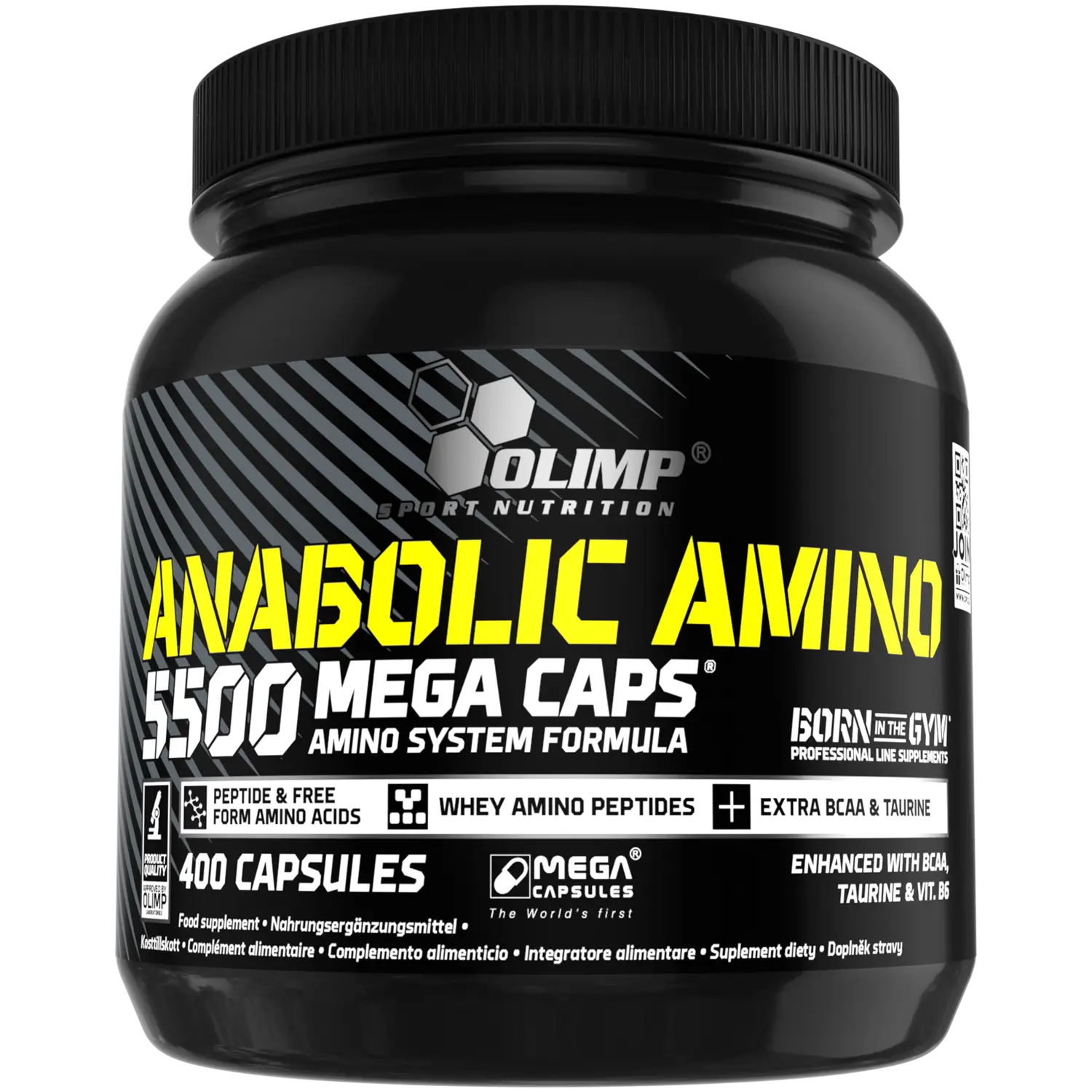 

Olimp Anabolic Amino 5500 биологически активная добавка, 400 капсул/1 упаковка