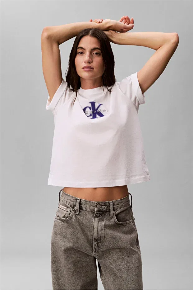 Женская футболка с коротким рукавом Calvin Klein, Multi — фото 4