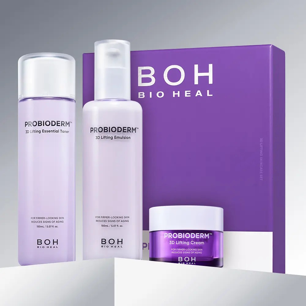 Набор для ухода за кожей лица Bioheal Boh Probioderm 3D Lifting Skincare, 2 предмета + подарок — фото 4