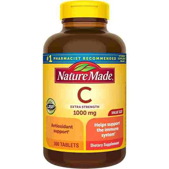 

Витамин С Nature Made Extra Strength Vitamin C 1000 мг, 300 таблеток