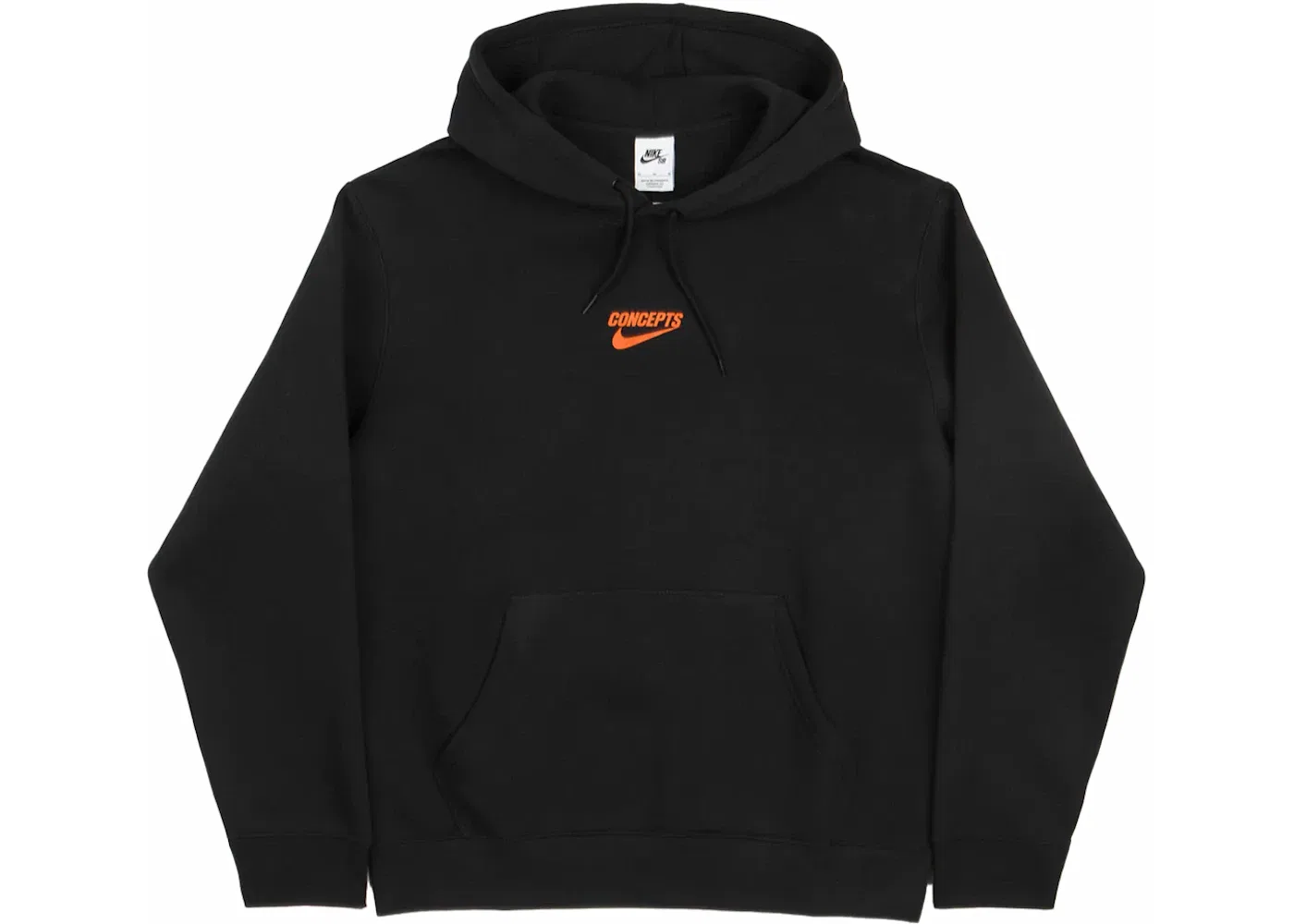 Мужской худи с принтом Concepts Nike, Black Orange