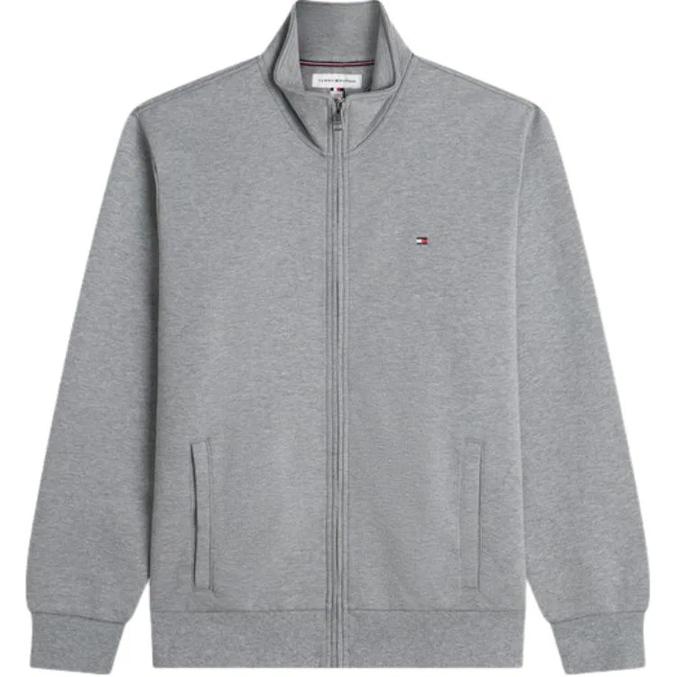 Мужской свитшот прямого кроя со стоячим воротником Tommy Hilfiger, Gray P7D