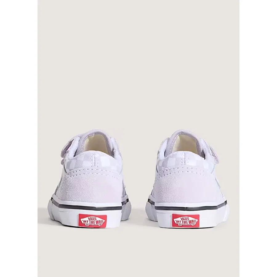 Детские кроссовки с закрытым носком Vans Old Skool V, Сиреневый — фото 4