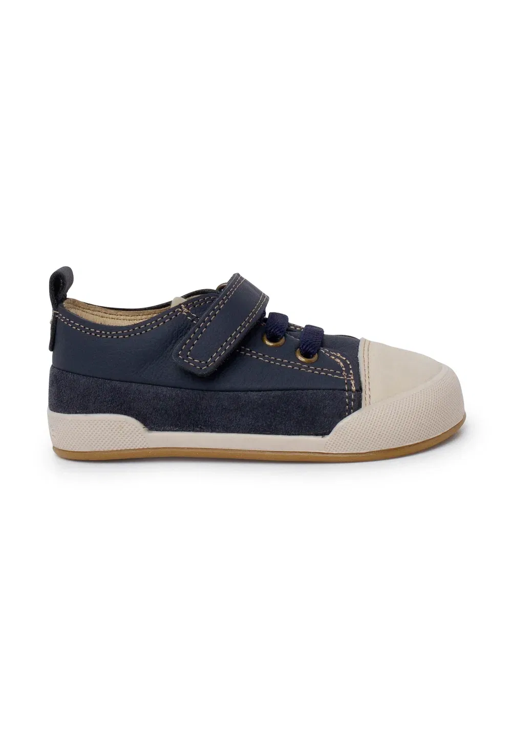 Puntera cordones blanditos - детская обувь Pisamonas, Azul Marino