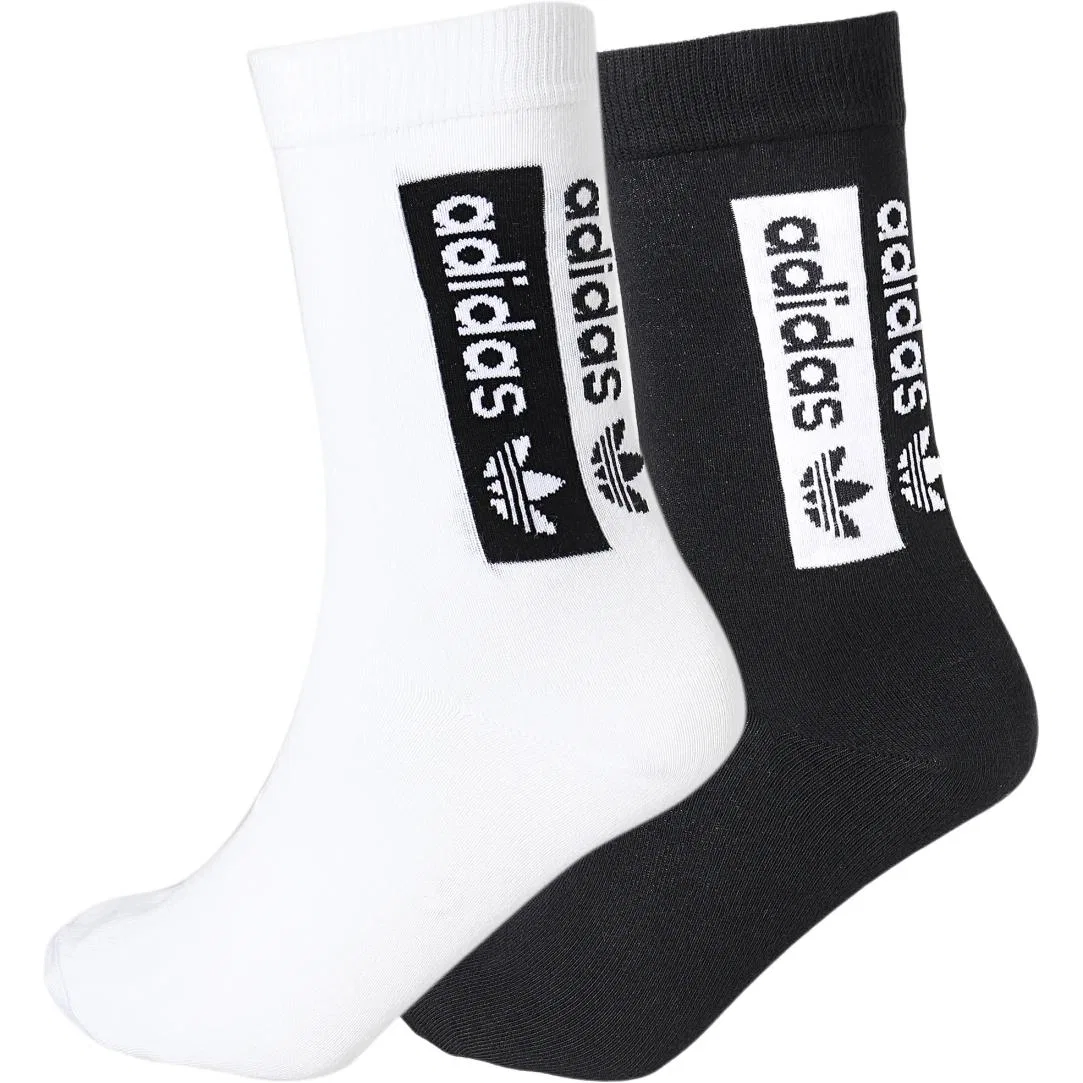 Детские носки Adidas Originals, 2 пары, Black — фото 3