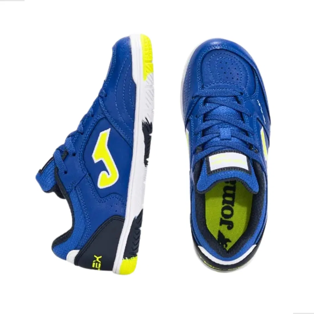 Детские футбольные бутсы с синтетическим верхом Top Flex Jr 2505 Royal Indoor Joma, Cobalt Blue — фото 4
