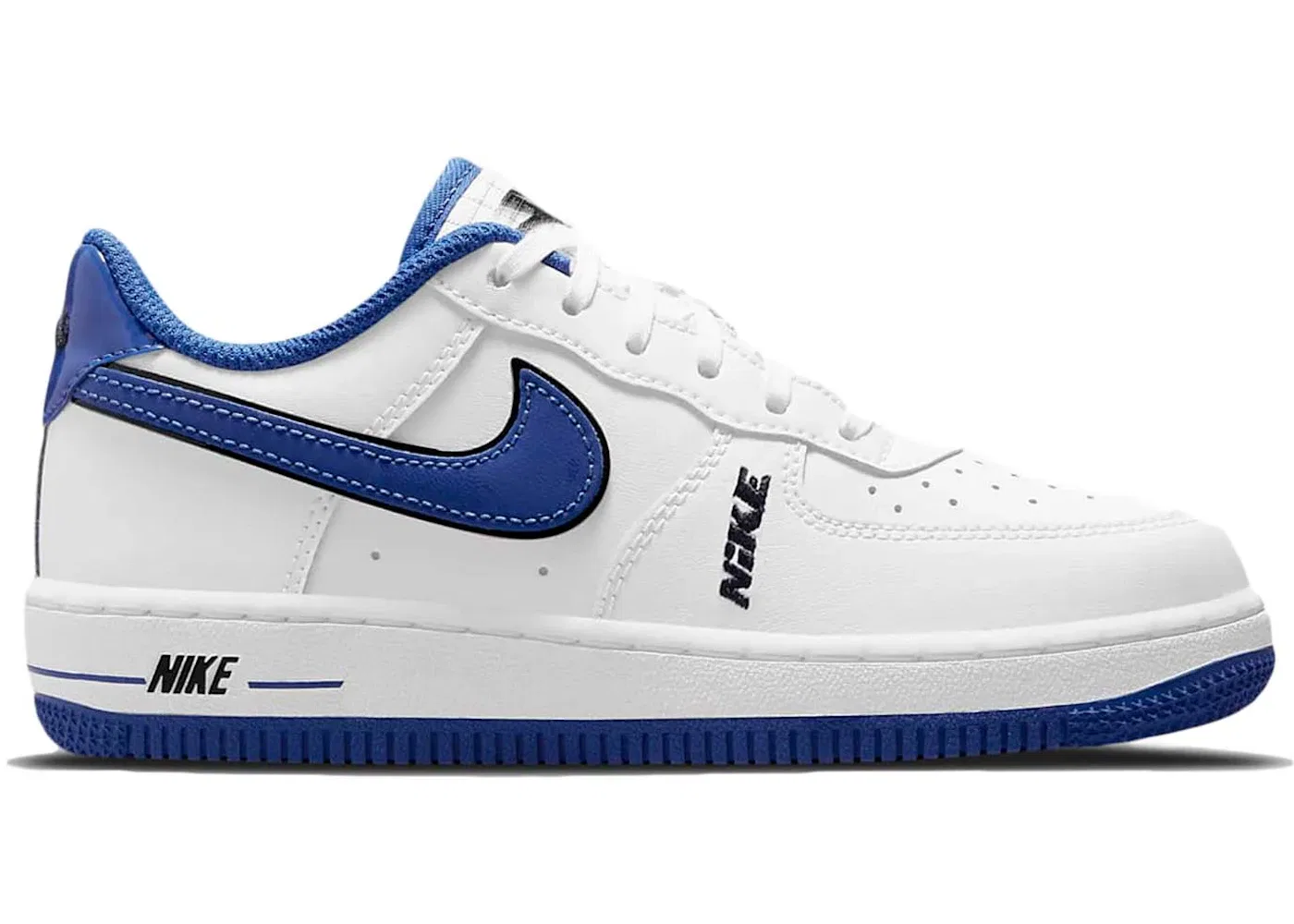 Детские кроссовки Lifestyle Nike Air Force 1 Low LV8, White/Black/Game Royal/White
