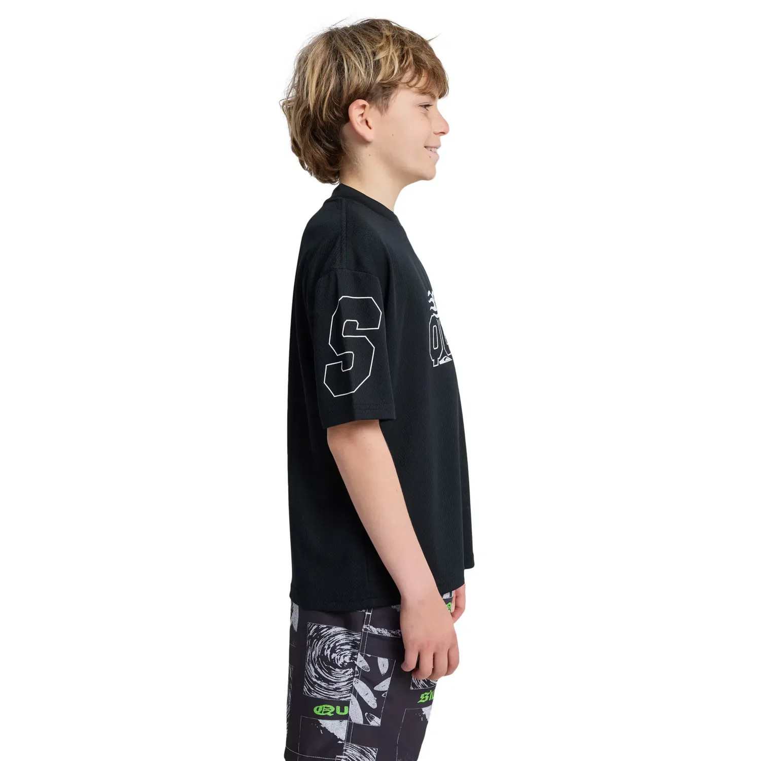 Детская футболка из переработанного полиэстера Mercury Americana Quiksilver, Negro — фото 3