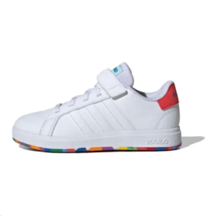 Adidas Neo Кроссовки для скейтбординга GRAND COURT 2.0 Comfortable Low top детские бело-красные