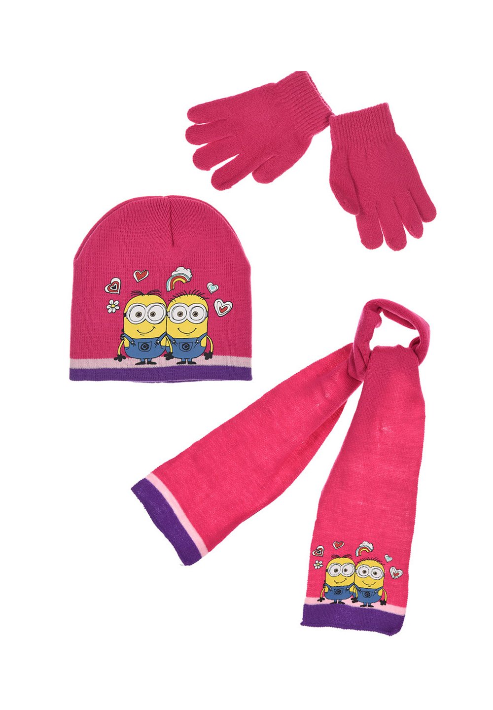 

Головной убор SET 3 TLG Minions, фуксия