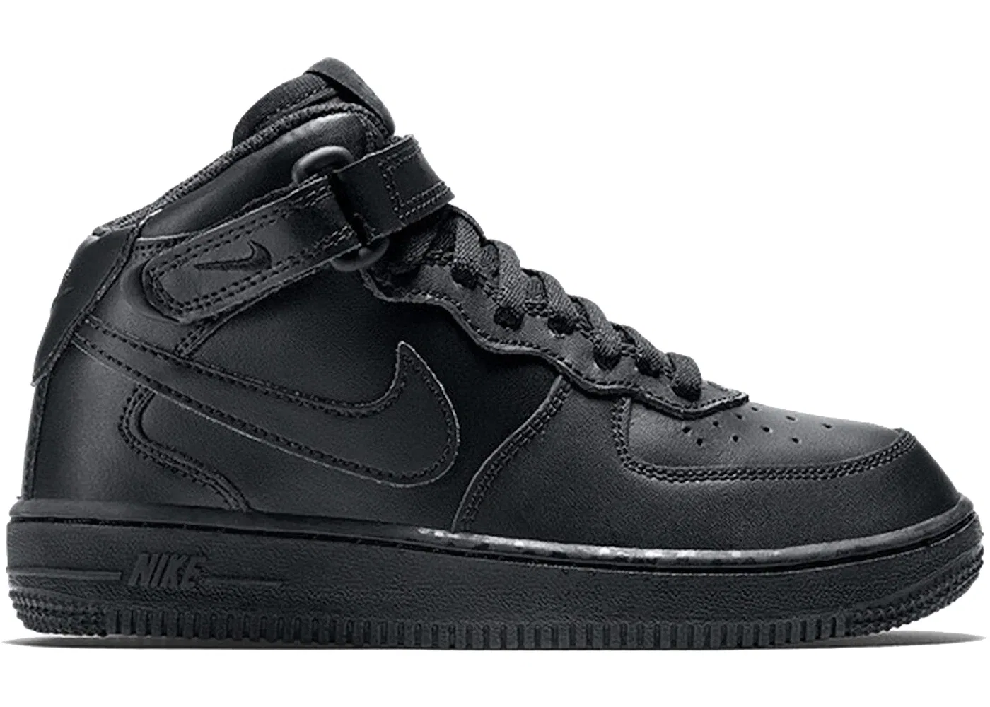 Детские кроссовки Lifestyle Nike Air Force 1 Mid, Black/Black